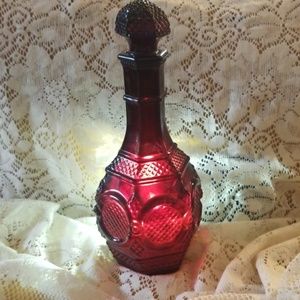 Avon Cape Cod Ruby Decanter & Stopper